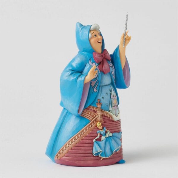 Walt Disney Jim Shore Magia di mezzanotte La fata madrina di Cenerentola