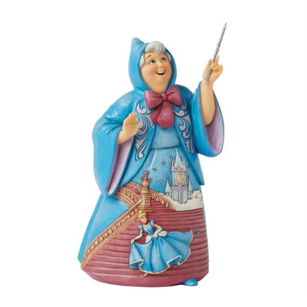 Walt Disney Jim Shore Magia di mezzanotte La fata madrina di Cenerentola