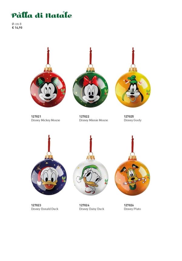 Pallina di Natale con Personaggi Disney Daisy Duck Paperina