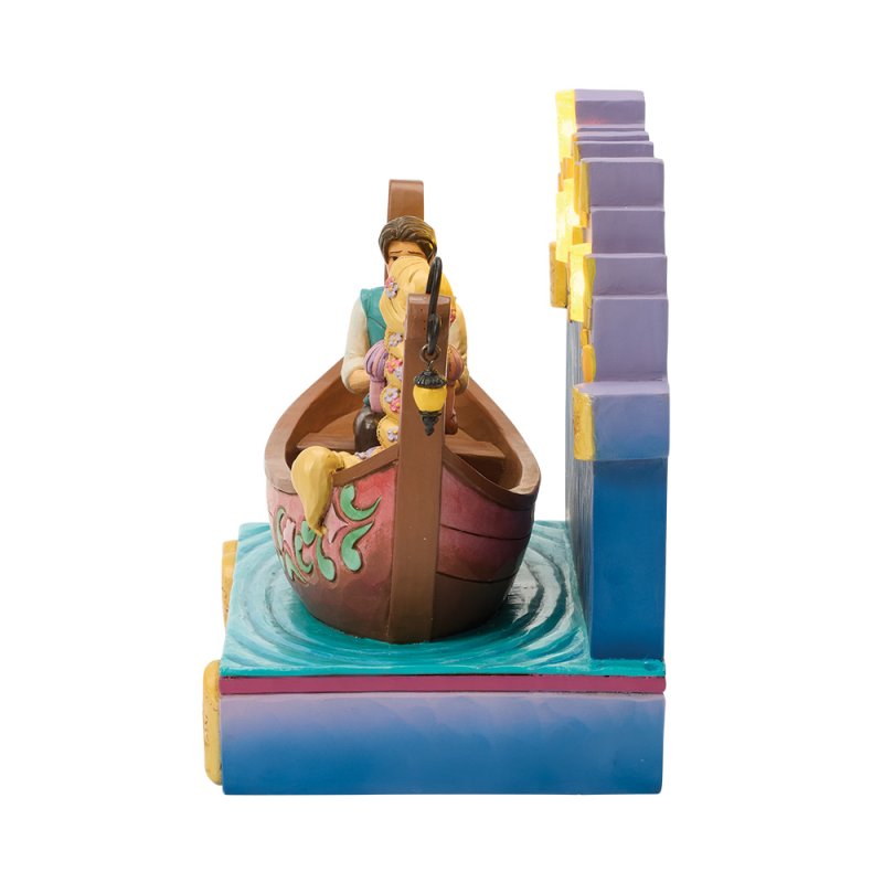 Walt Disney Jim Shore Barchetta con Rapunzel e Principe con lanterne - immagine 6