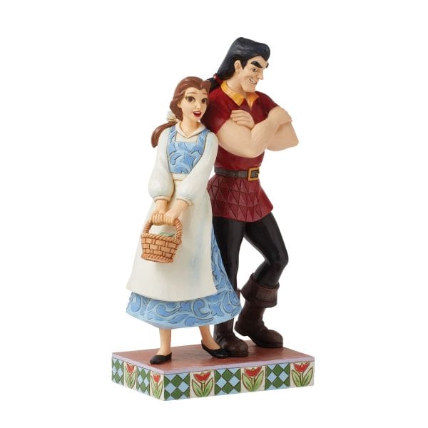 Walt Disney Jim Shore Bell e Gaston la bella e la bestia
