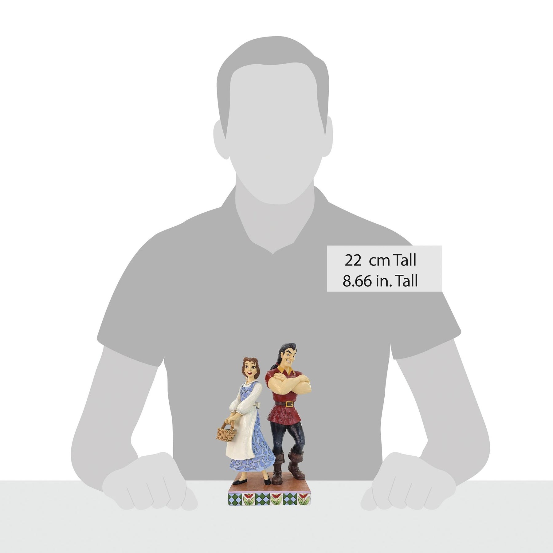 Walt Disney Jim Shore Bell e Gaston la bella e la bestia - immagine 6