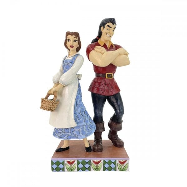 Walt Disney Jim Shore Bell e Gaston la bella e la bestia