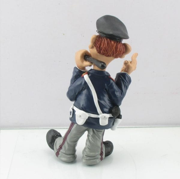 Statuina Mestiere Caricatura Poliziotto Polizia