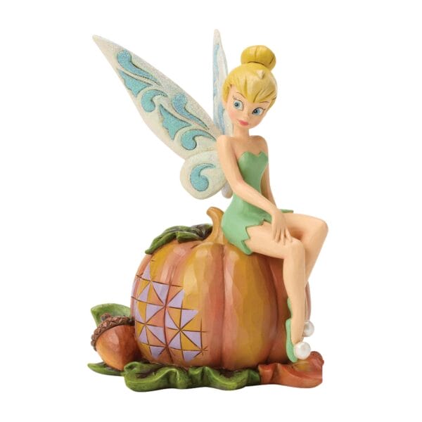 Walt Dinsey Jim Shore Statuetta di Trilli sulla zucca di Disney Traditions