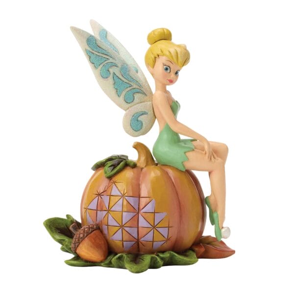 Walt Dinsey Jim Shore Statuetta di Trilli sulla zucca di Disney Traditions