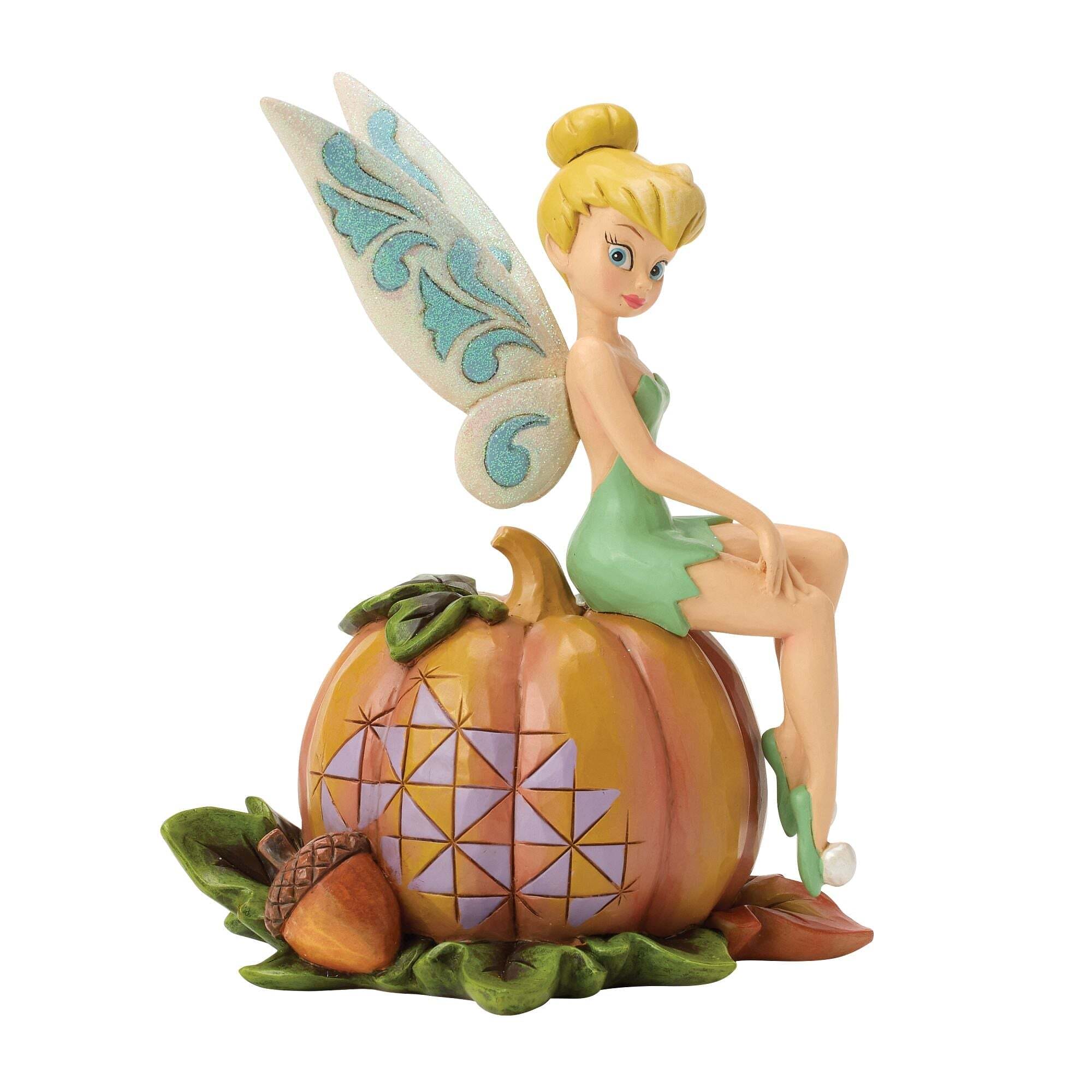 Walt Dinsey Jim Shore Statuetta di Trilli sulla zucca di Disney Traditions - immagine 2