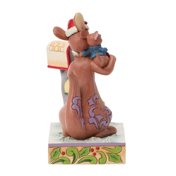 Walt Disney Jim Shore Statuetta Natale Di Kanga & Roo Disney Traditions Winnie the Pooh e amici