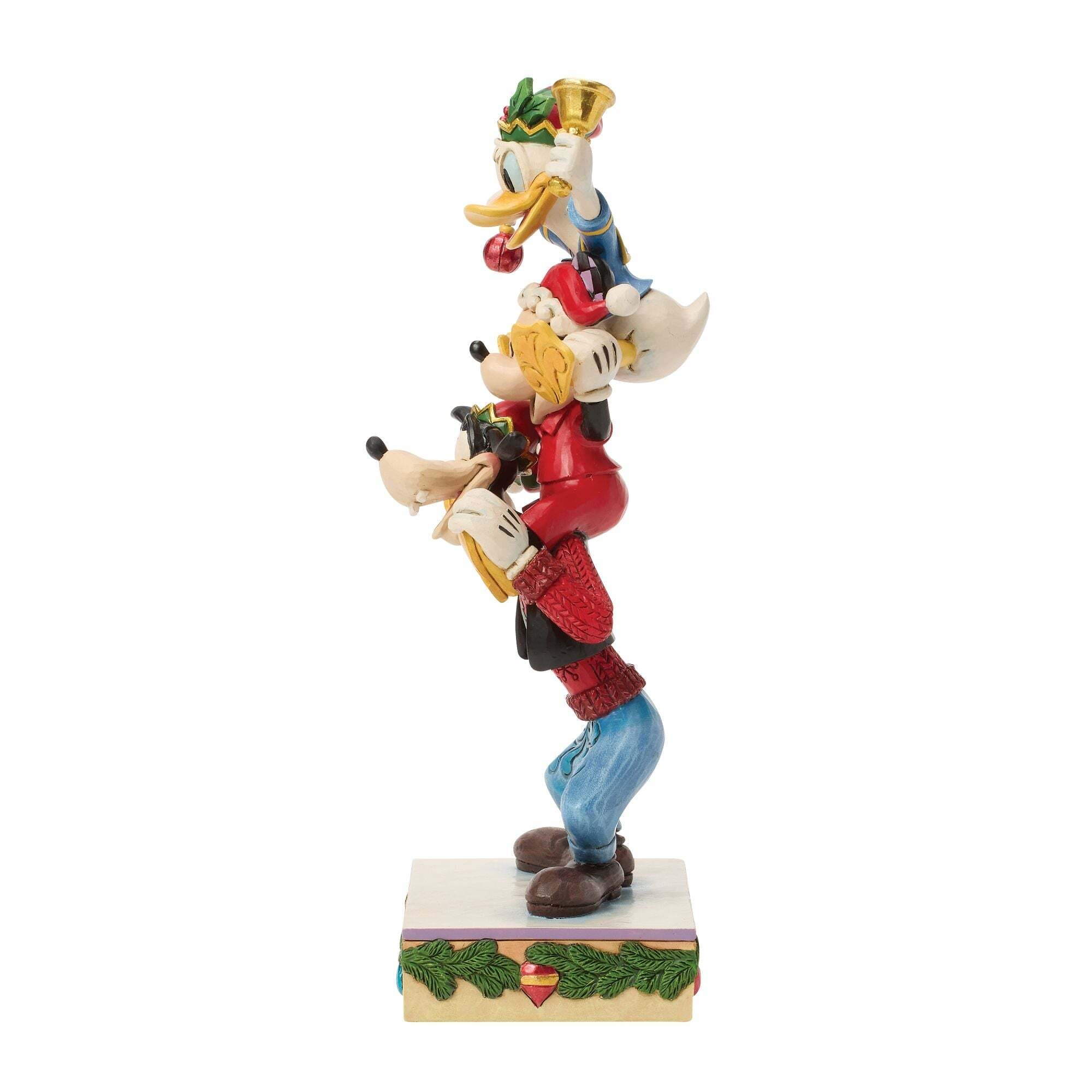 Walt Disney Jim Shore Statuetta Topolino, Paperino E Pippo Insieme Disney Traditions - immagine 4