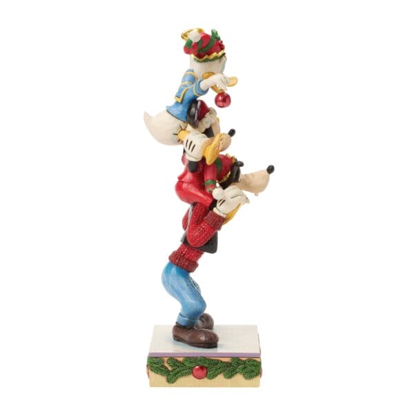 Walt Disney Jim Shore Statuetta Topolino, Paperino E Pippo Insieme Disney Traditions