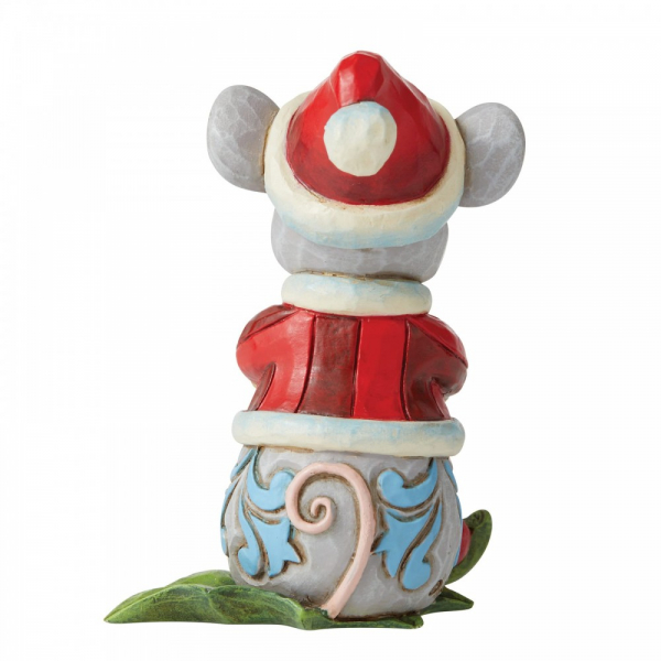 Jim Shore Mini figurina mouse topo natalizio - immagine 2