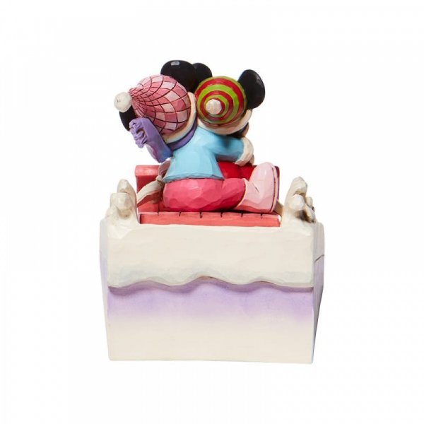 Walt Disney Jim Shore Topolino e Minnie in slitta - immagine 4