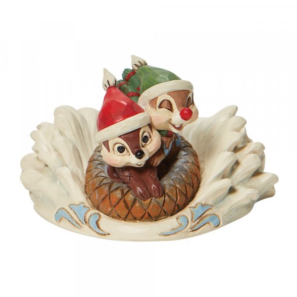 Walt Disney Jim Shore Cip e Ciop sulla slitta - immagine 4