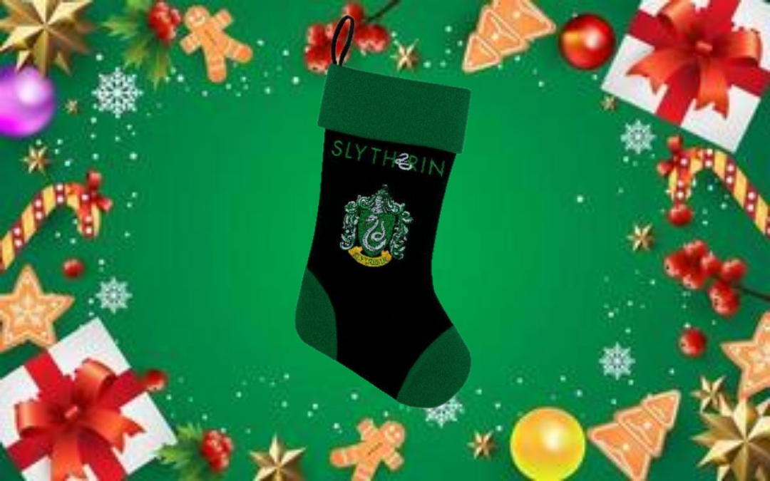 Harry Potter calza di Natale gigante Serpeverde - immagine 2
