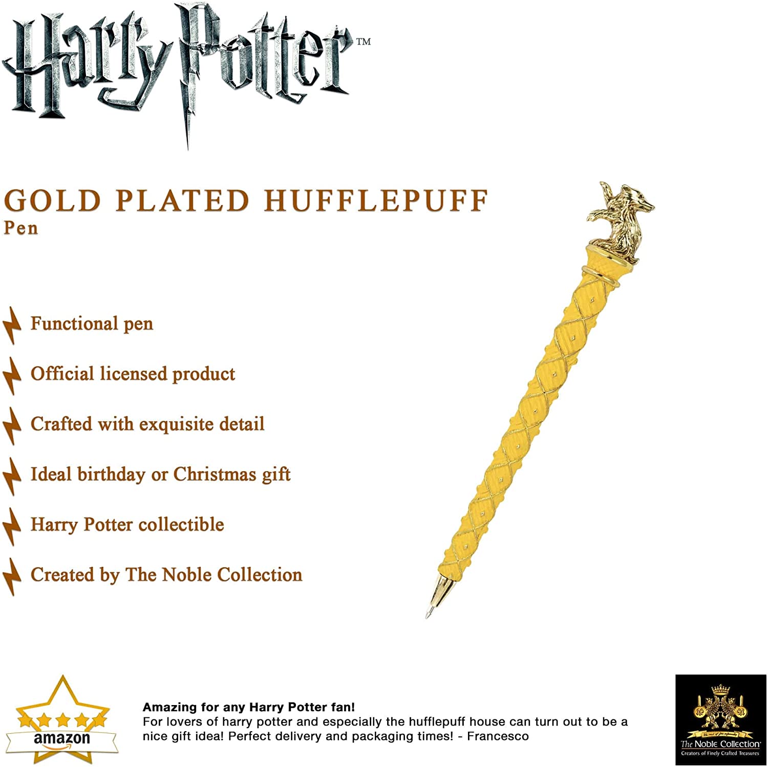 Harry Potter Penna Tassorosso - immagine 5
