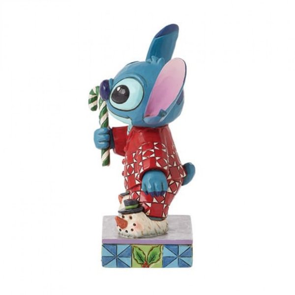 Walt Disney Jim Shore Stitch con pigiama natalizio - immagine 2
