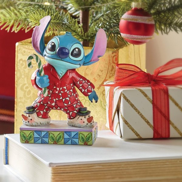Walt Disney Jim Shore Stitch con pigiama natalizio - immagine 5