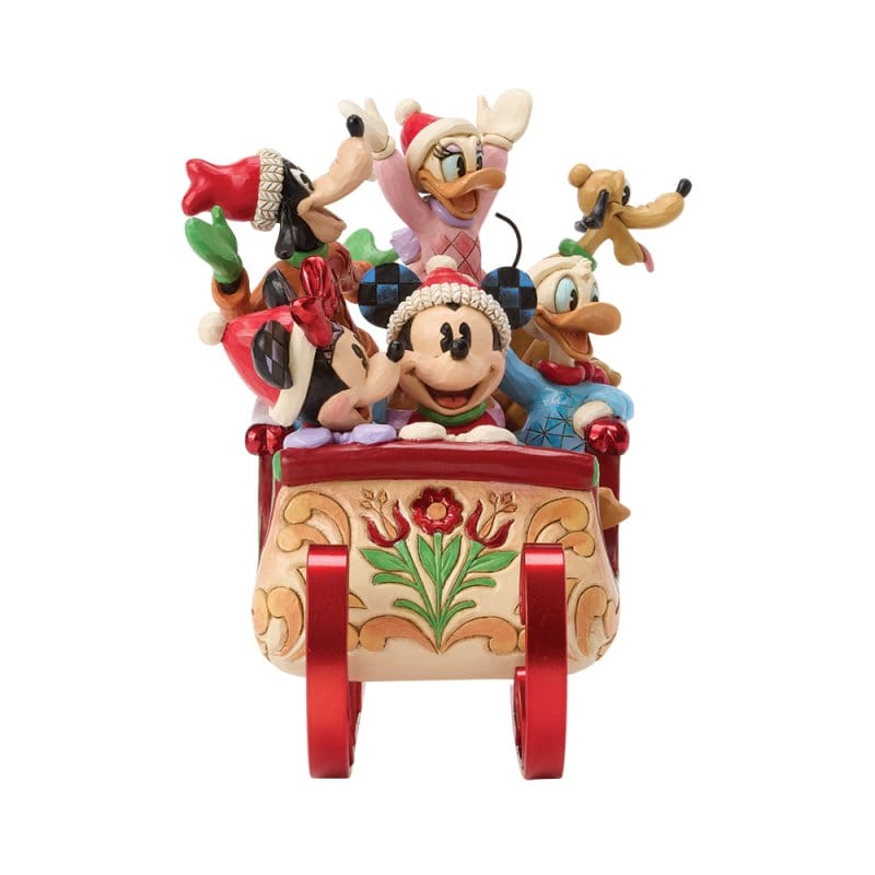 Walt Disney Jim Shore Una slitta piena di gioia Topolino e i suoi amici - immagine 5