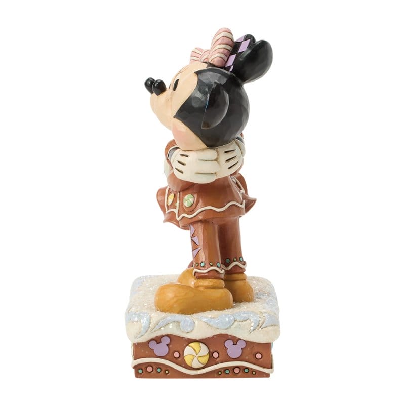 Walt Disney Jim Shore Statuetta Pan Di Zenzero Di Topolino e Minnie Disney Traditions - immagine 4