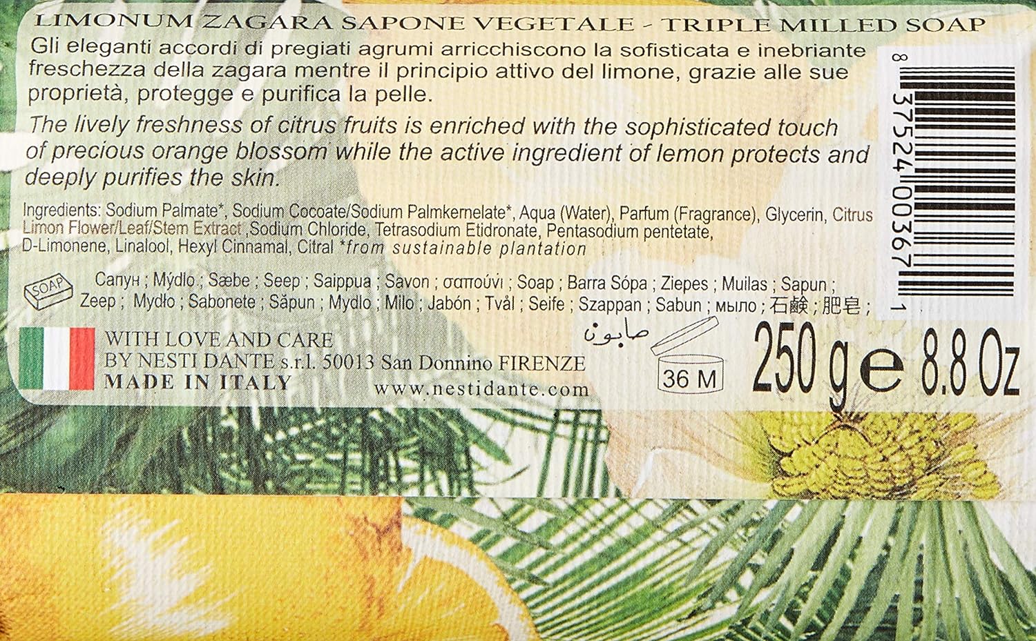Nesti Dante Limonum Zagara Sapone - immagine 4
