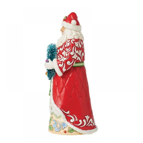 Babbo Natale con corona di sisal - immagine 4