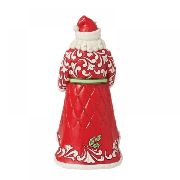 Babbo Natale con corona di sisal - immagine 3
