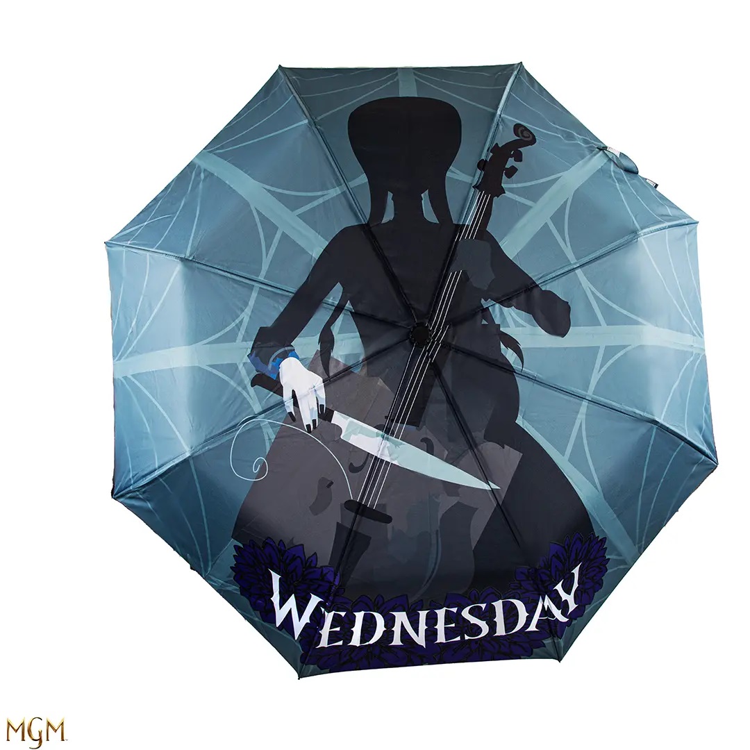 Ombrello Mercoledì e il violoncello di Mercoledì - immagine 2