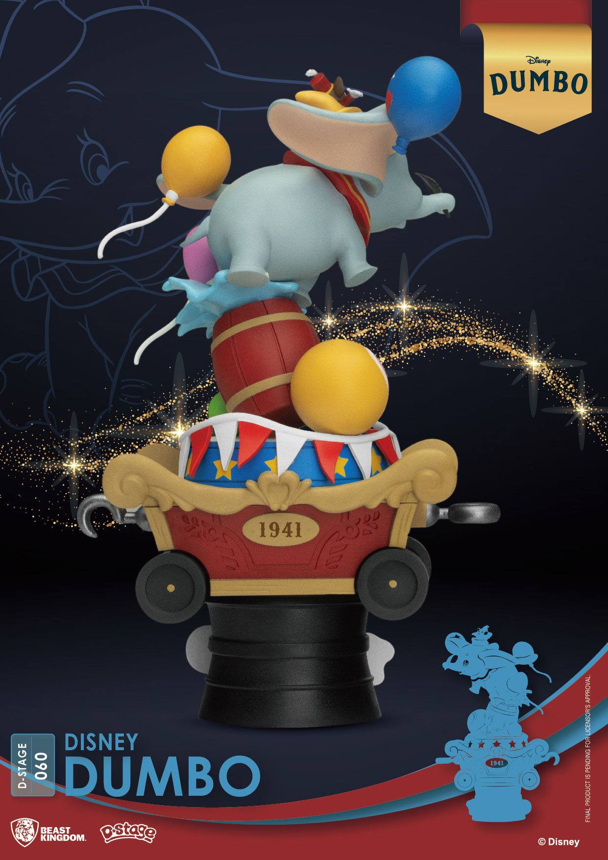 Disney Classic Animation Dumbo Series D-Stage PVC Diorama Diorami Disney - immagine 6