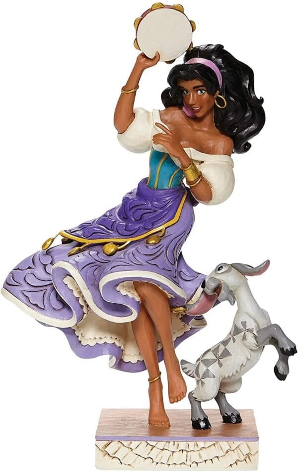 Walt Disney Jim Shore Gobbo di Notre Dame Esmeralda e Djali
