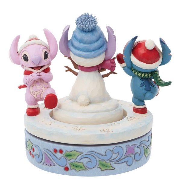 Stitch e Angel e Pupazzo di neve Rotante - immagine 4