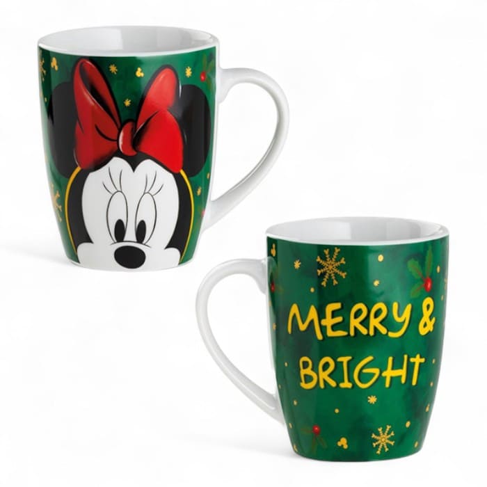 Walt Disney Mug Porcellana Natale Minnie Mouse Topolina - immagine 3