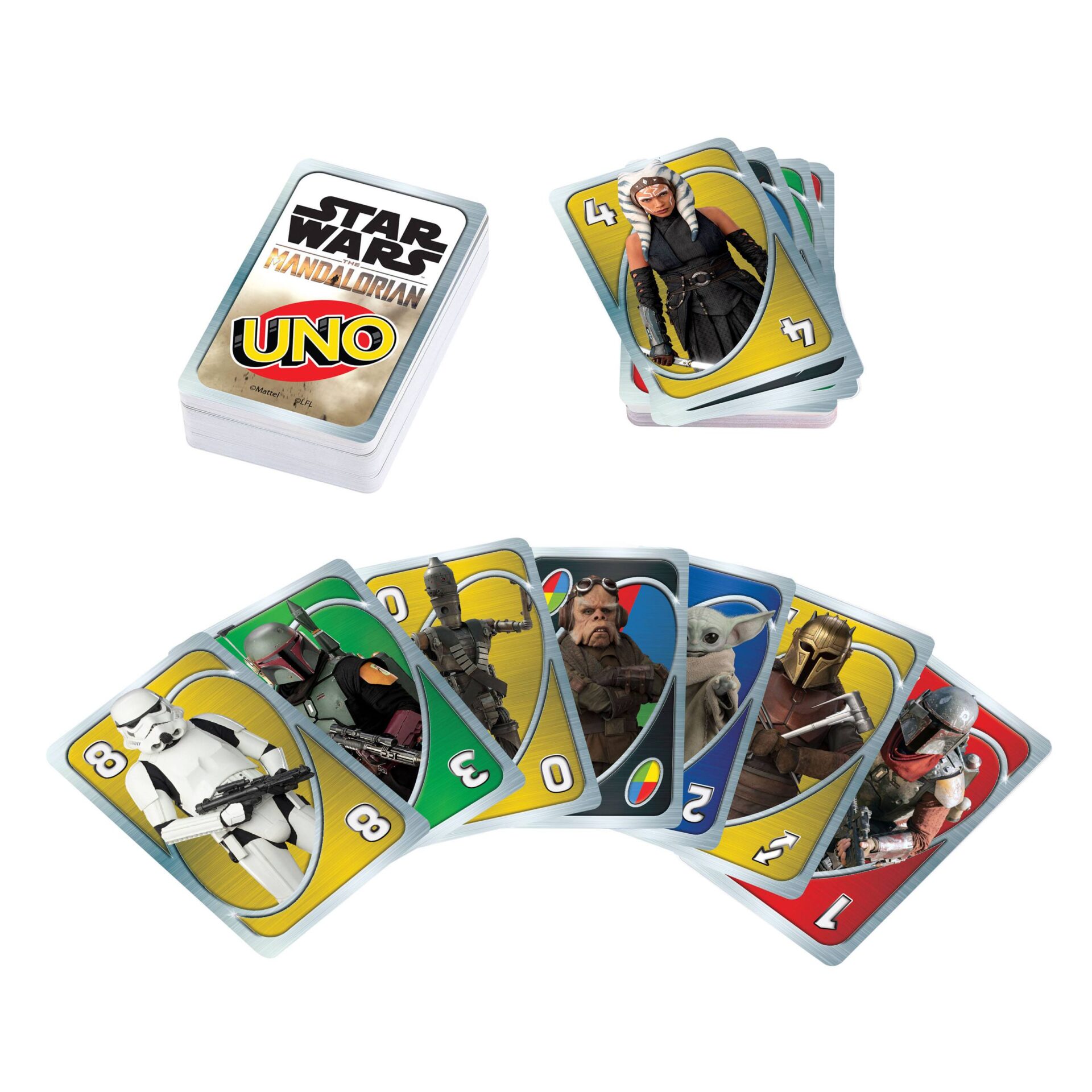 Star Wars The Mandalorian UNO Carte da gioco - immagine 4