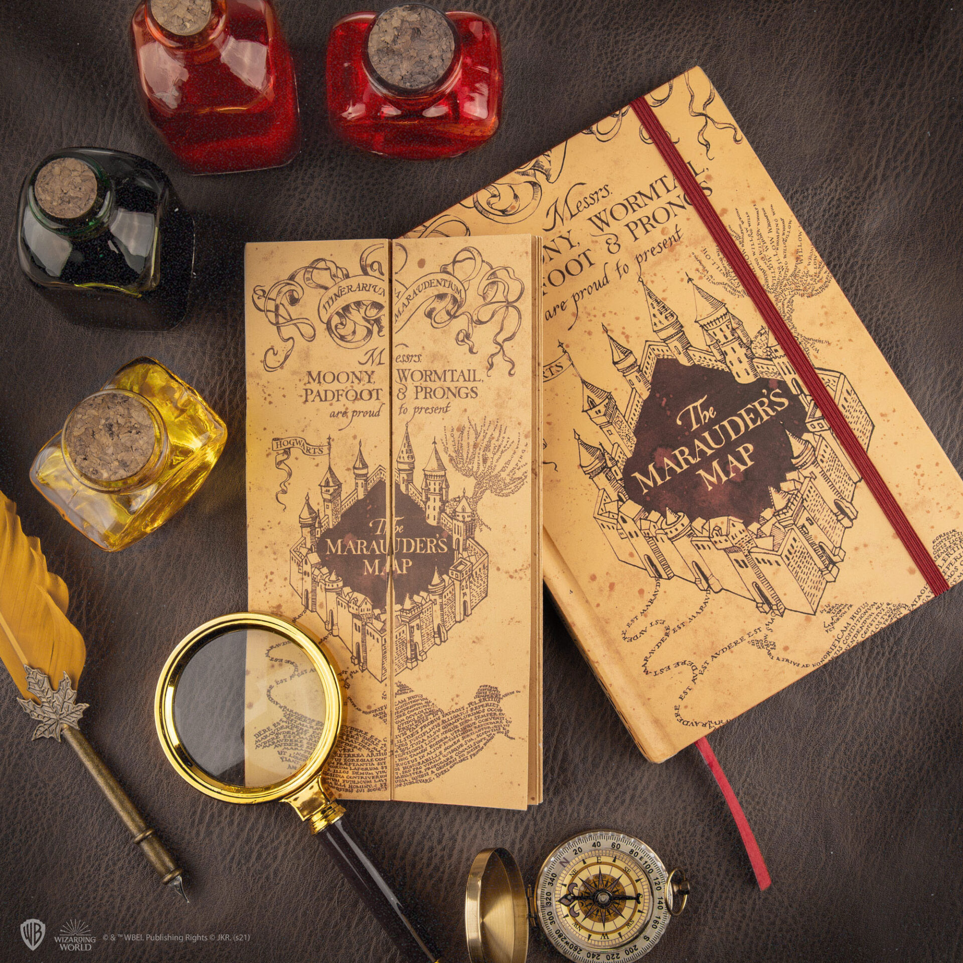 Harry Potter Mappa del Malandrino Marauder’s Map Cancelleria quaderno