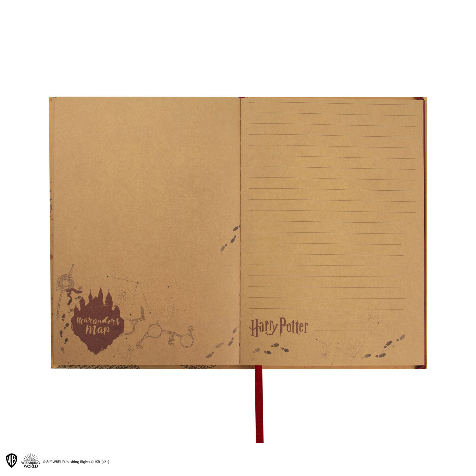Harry Potter Mappa del Malandrino Marauder’s Map Cancelleria quaderno - immagine 6