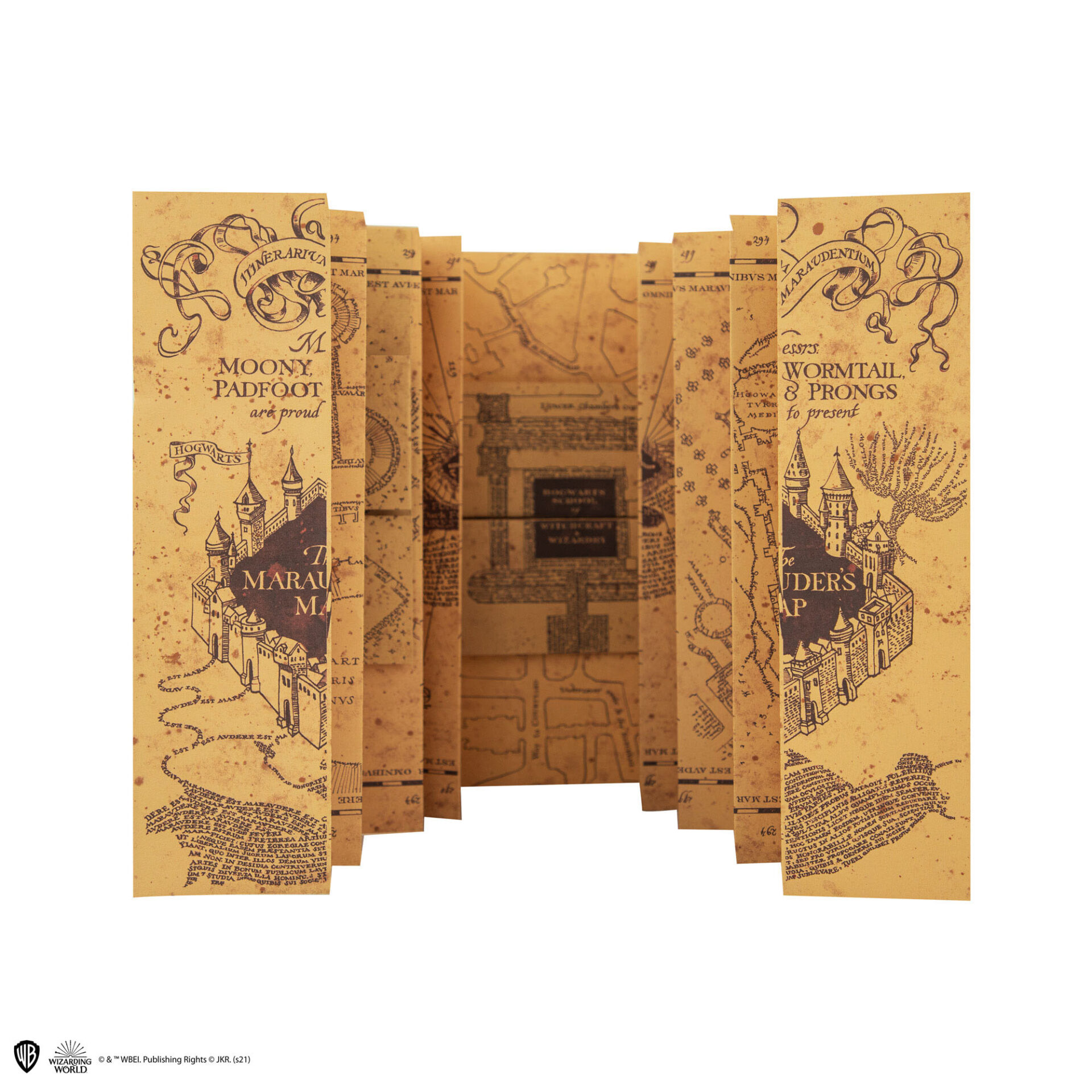 Harry Potter Mappa del Malandrino Marauder’s Map Cancelleria quaderno - immagine 5
