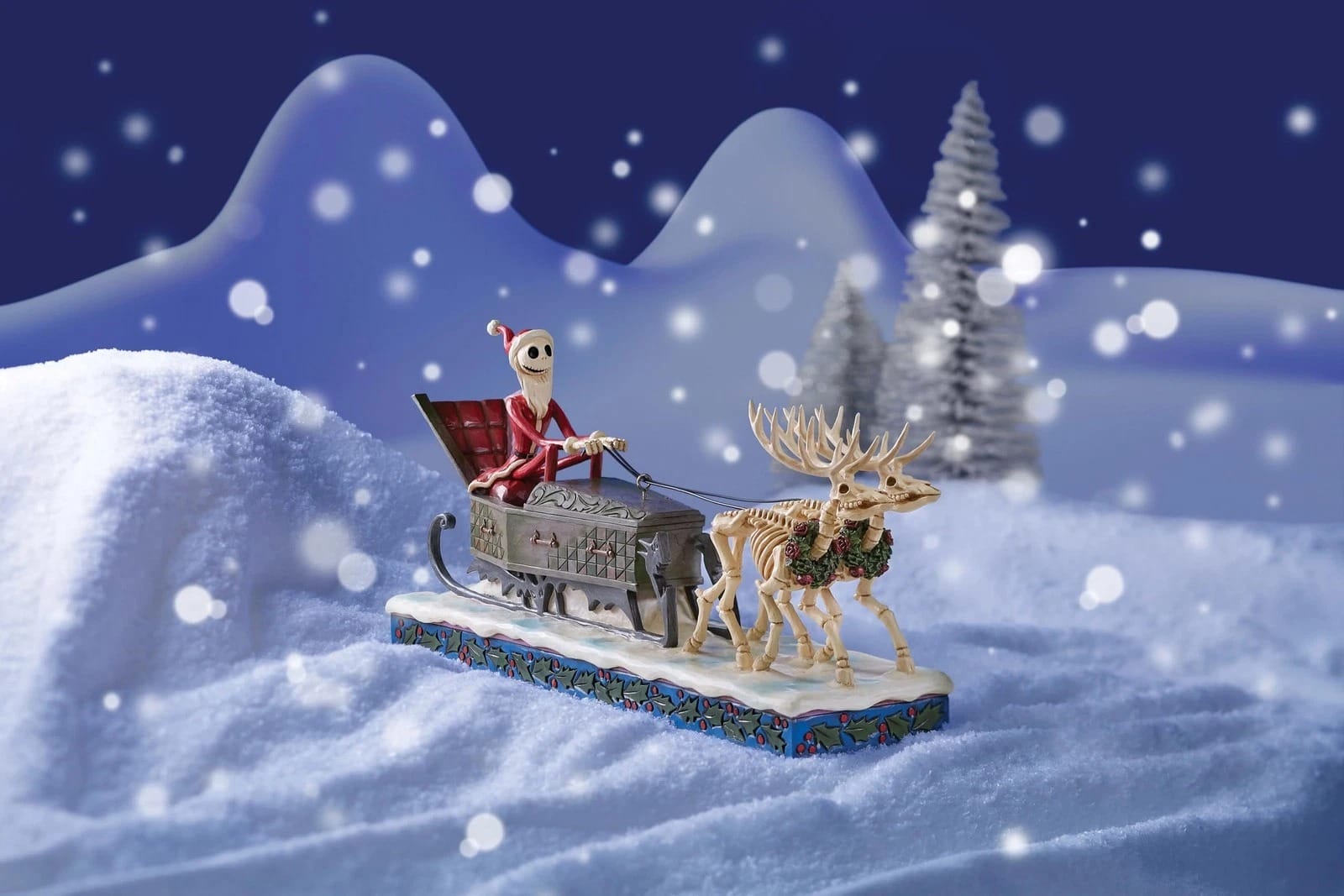 Jim Shore Jack Skellington in Slitta con le renne Nightmare Before Christmas - immagine 6