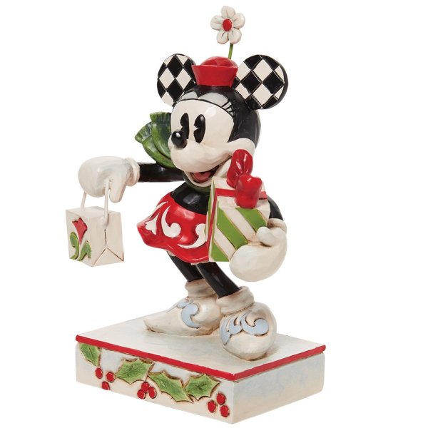 Walt Disney Jim Shore Minnie con borsa e statuetta regalo - immagine 2