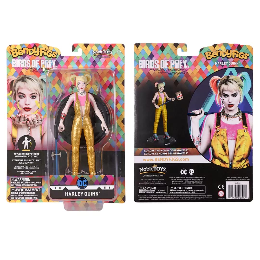 Harley Quinn Birds of Prey - personaggio Toyllectible Bendyfigs - DC comics - immagine 3
