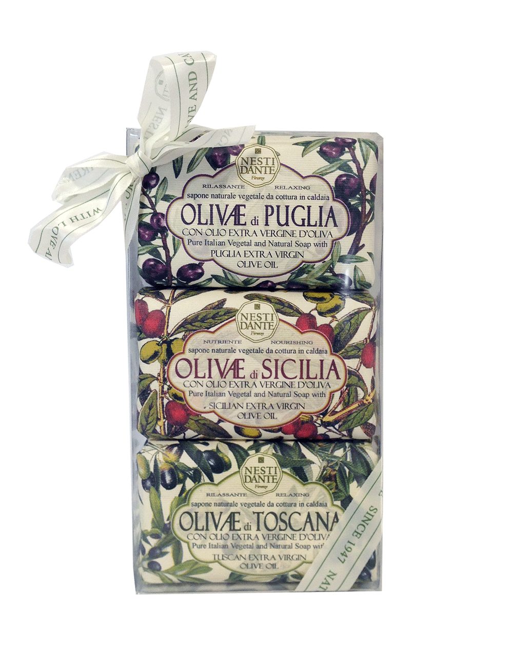 Olivae di Sicilia La selezione delle migliori olive Confezione Regalo Saponi Vegetali