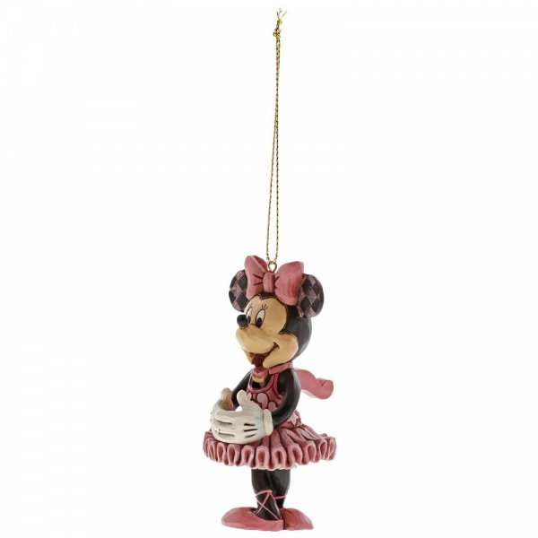 Walt Disney Jim Shore Ornamento da appendere Minnie Mouse Schiaccianoci - immagine 2