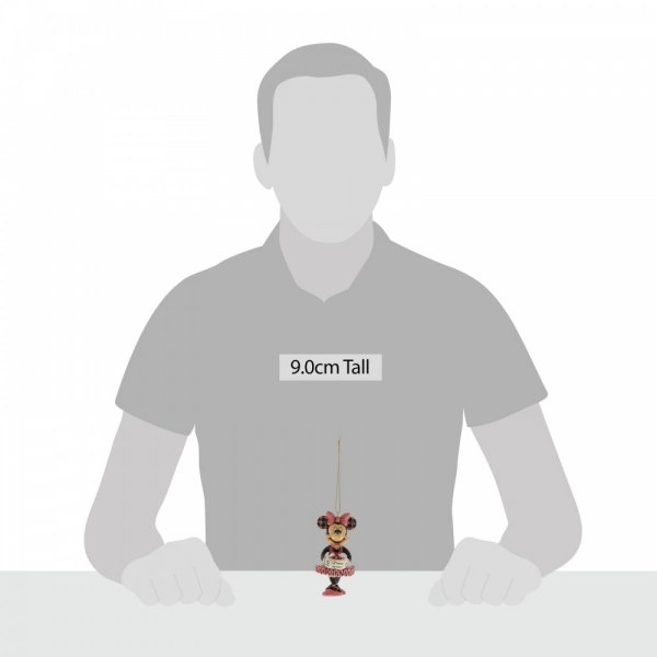 Walt Disney Jim Shore Ornamento da appendere Minnie Mouse Schiaccianoci - immagine 4