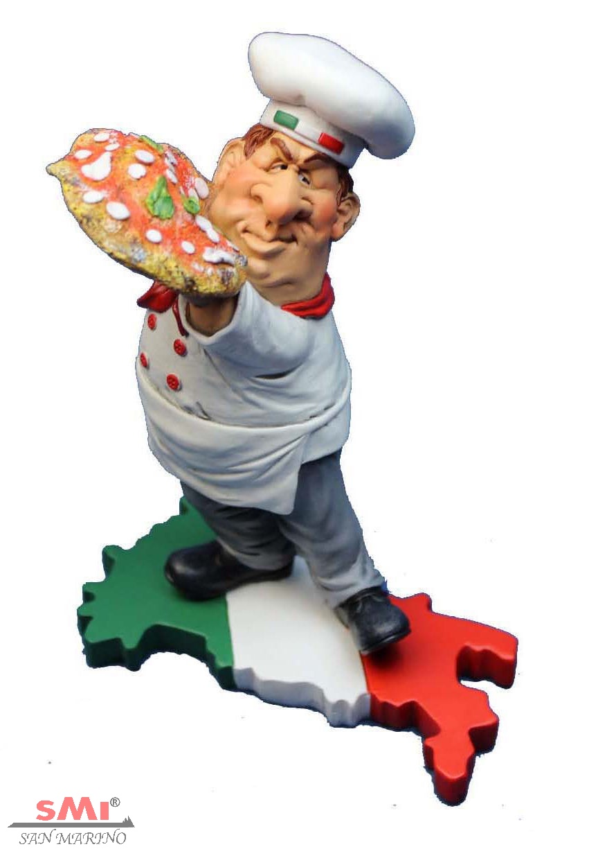 Statuina Caricatura Pizzaiolo