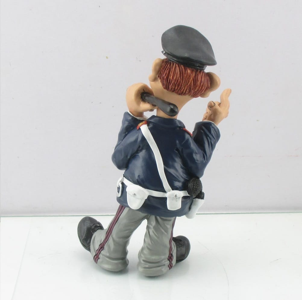 Statuina Mestiere Caricatura Poliziotto Polizia - immagine 2
