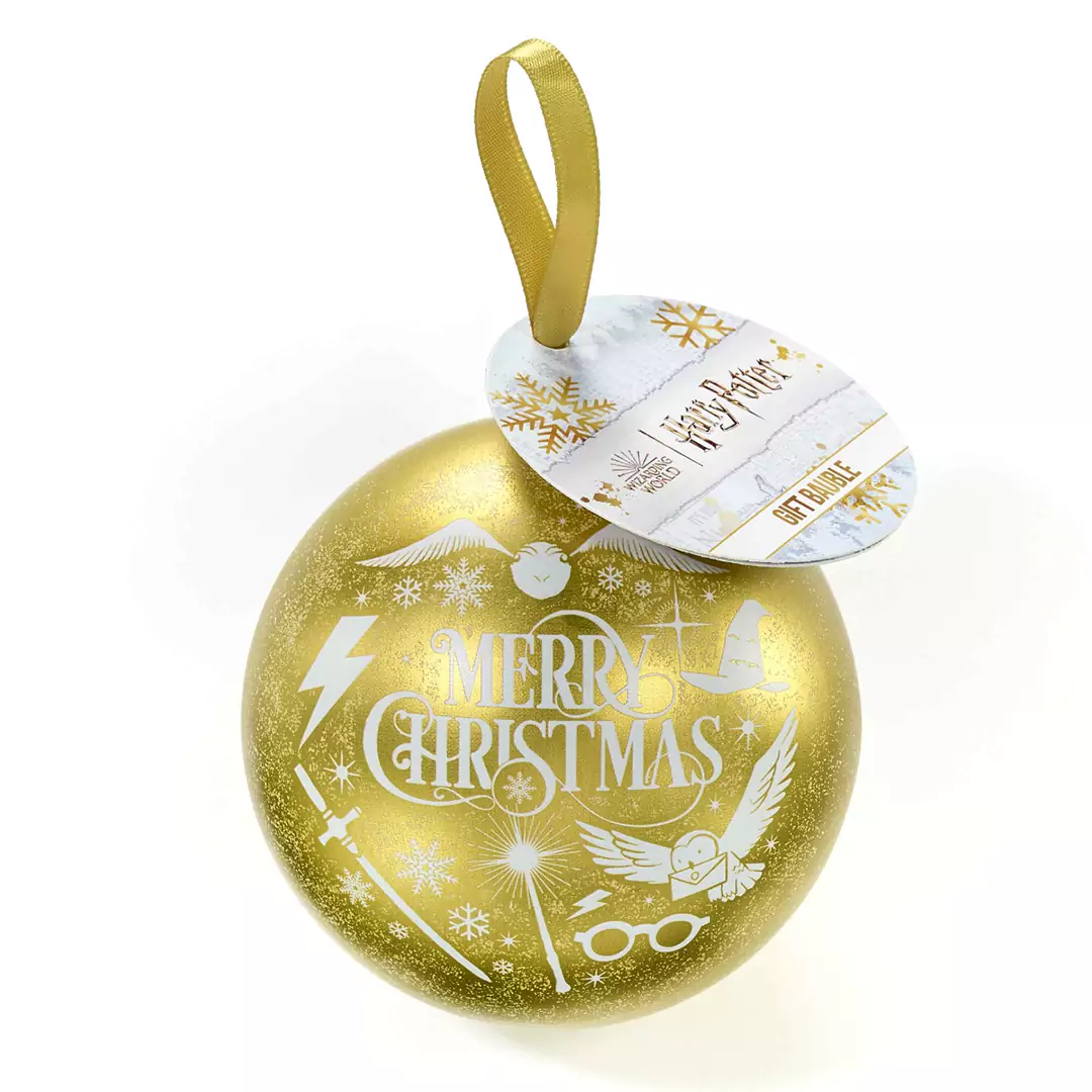 Harry Potter Pallina di natale Buon Natale e portachiavi Doni della Morte - immagine 4
