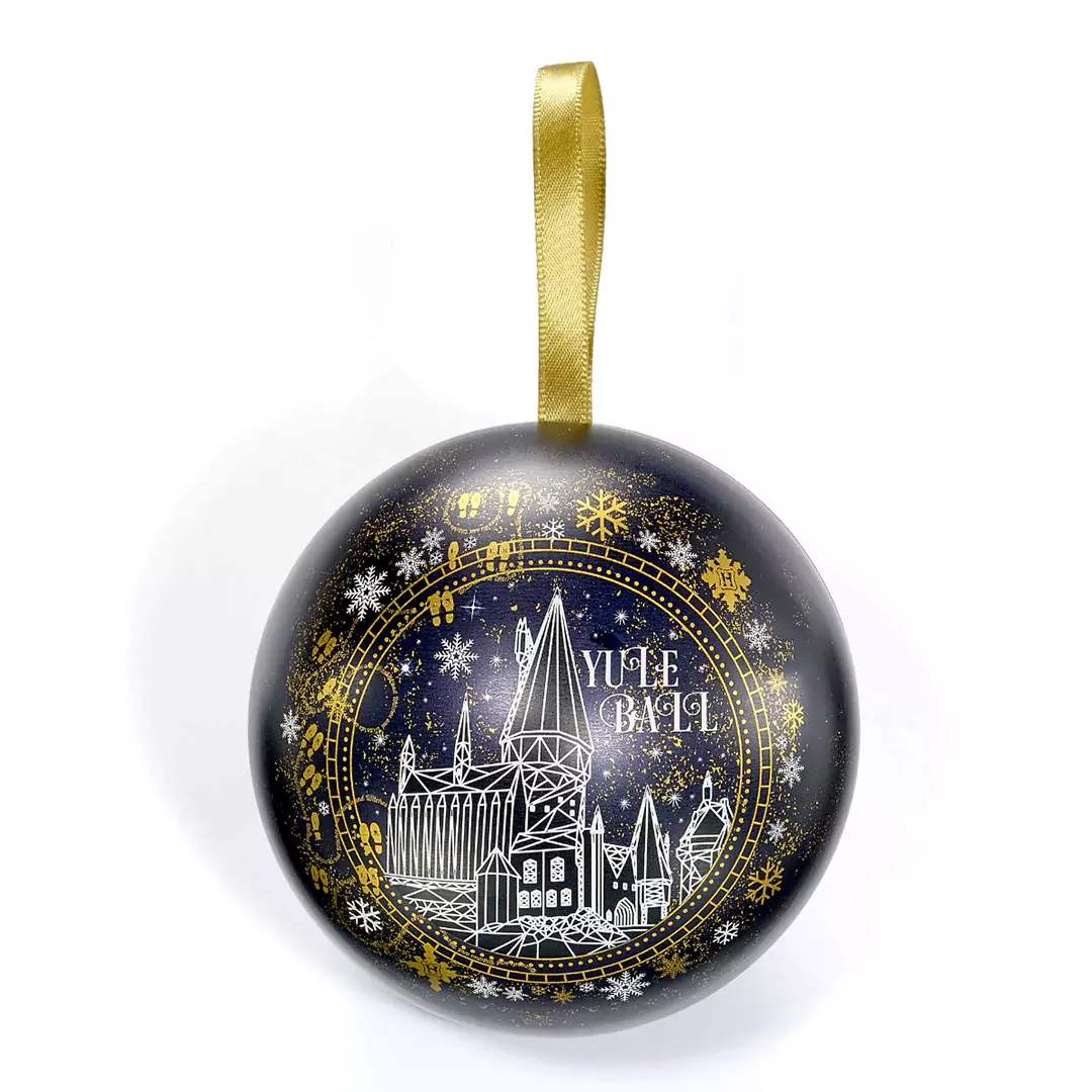 Harry Potter Pallina di Natale e Orecchini Castello di Hogwarts