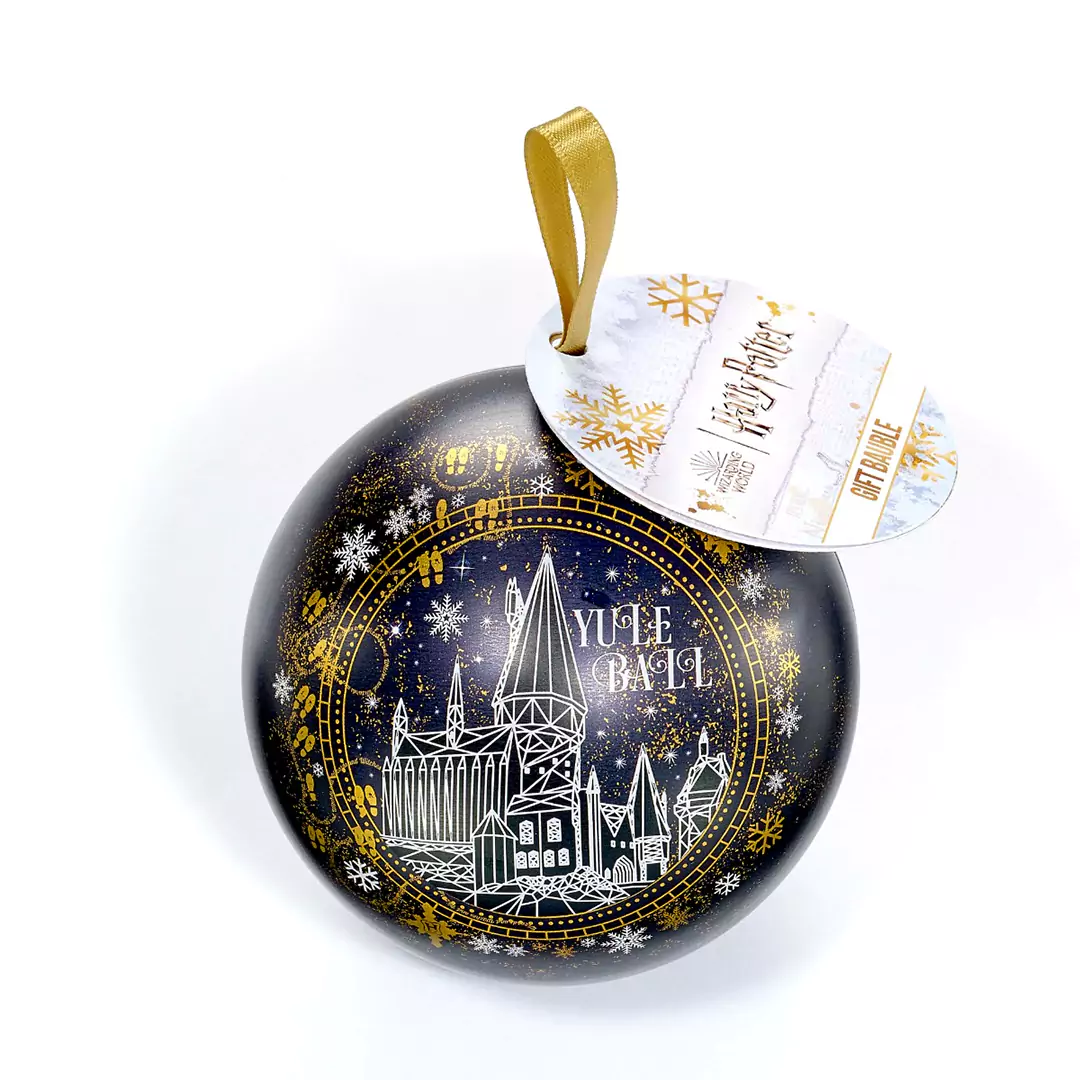Harry Potter Pallina di Natale e Orecchini Castello di Hogwarts - immagine 4