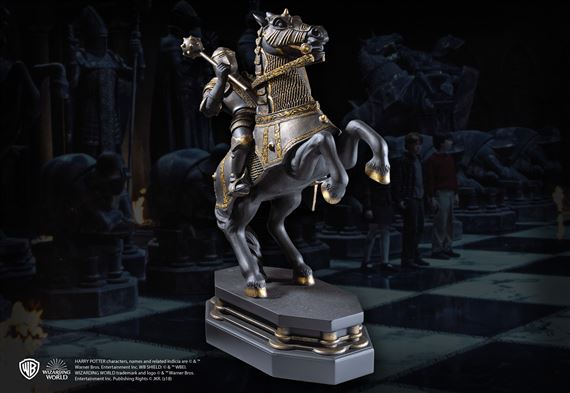 Fermalibri Cavallerizzo nero - Scacchiera degli stregoni - Sfida finale - Harry Potter - immagine 2