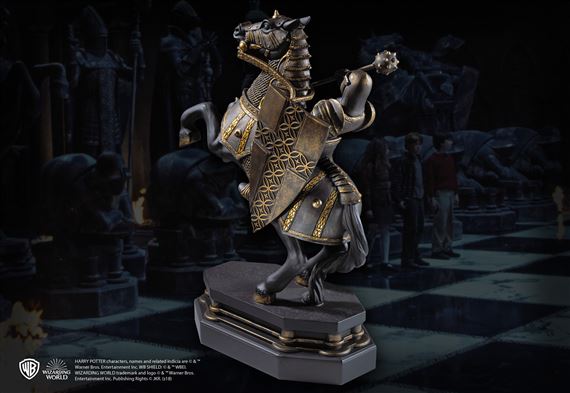 Fermalibri Cavallerizzo nero - Scacchiera degli stregoni - Sfida finale - Harry Potter - immagine 4