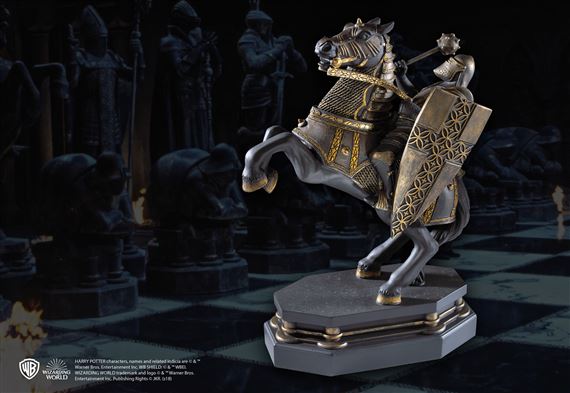 Fermalibri Cavallerizzo nero - Scacchiera degli stregoni - Sfida finale - Harry Potter - immagine 6