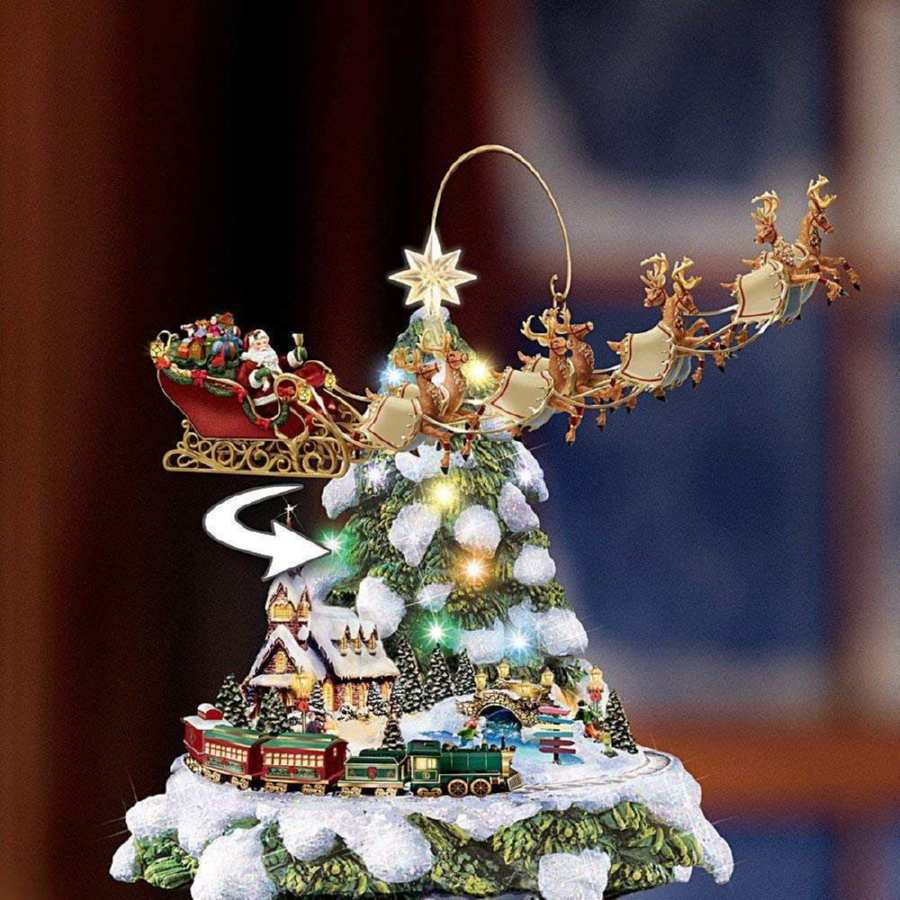Thomas Kinkade Albero del Paese delle Meraviglie - immagine 2